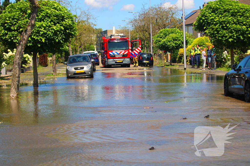 Veel wateroverlast door gesprongen waterleiding