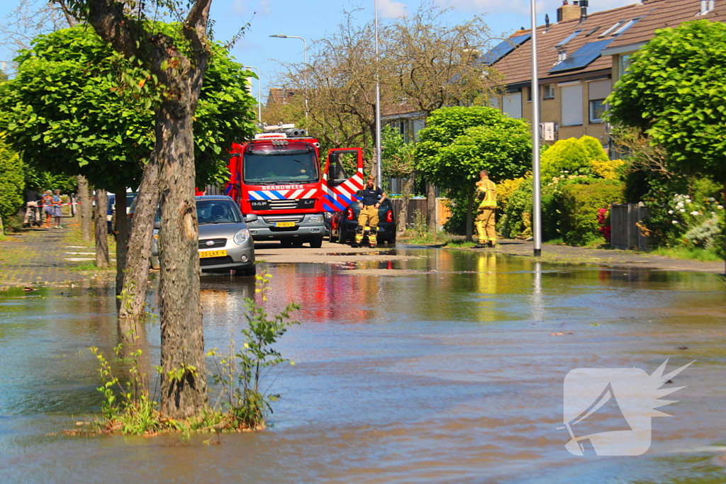 Veel wateroverlast door gesprongen waterleiding