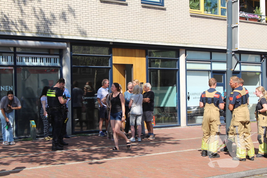 Pand ontruimd door brand