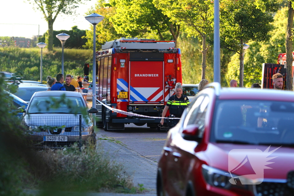 Brandweer ingezet voor brand op dak van woning