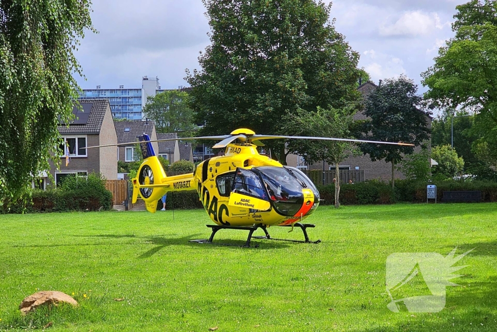 Duitse traumahelikopter ingezet voor medisch incident