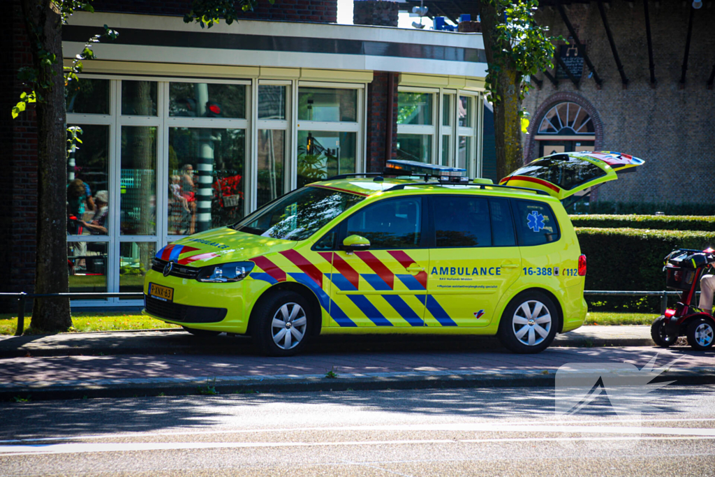 Ongeval tussen fietser en scootmobielbestuurder