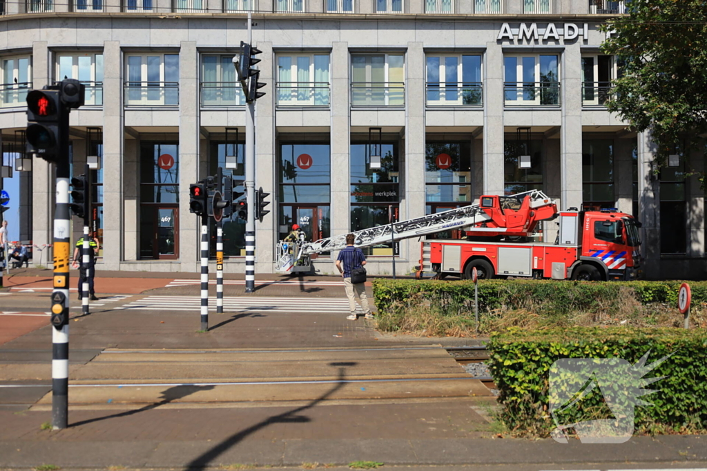 Brandweer ingezet voor brand in hotel