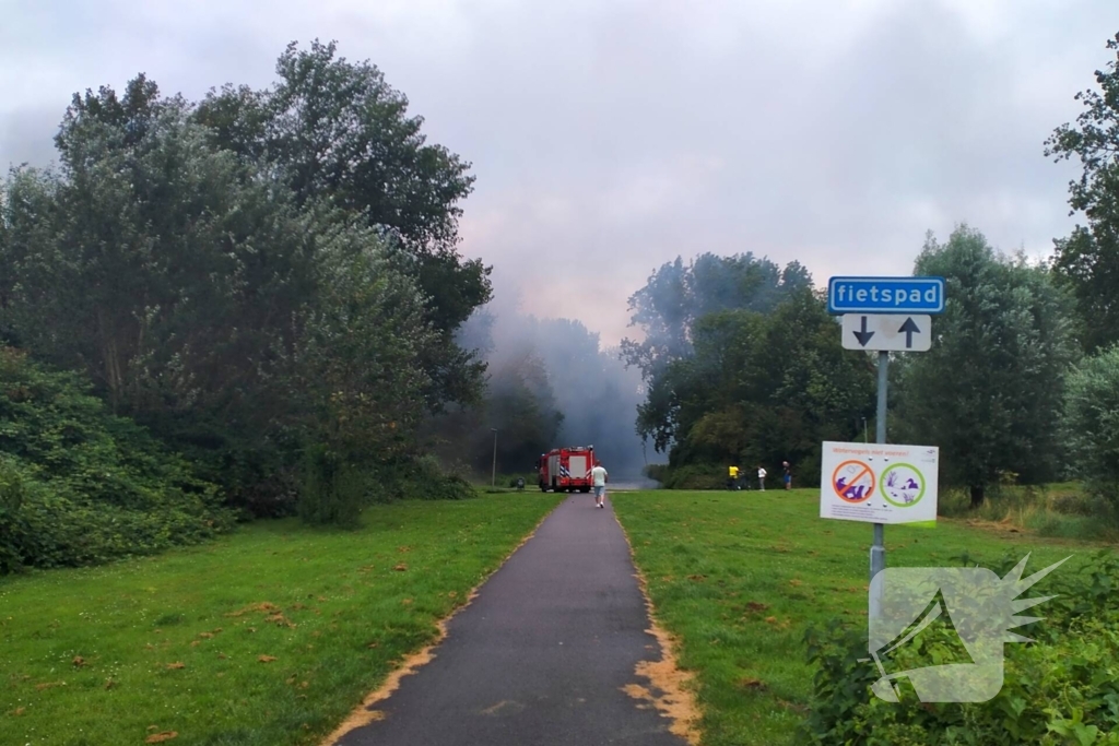 Veel rookontwikkeling bij uitslaande brand