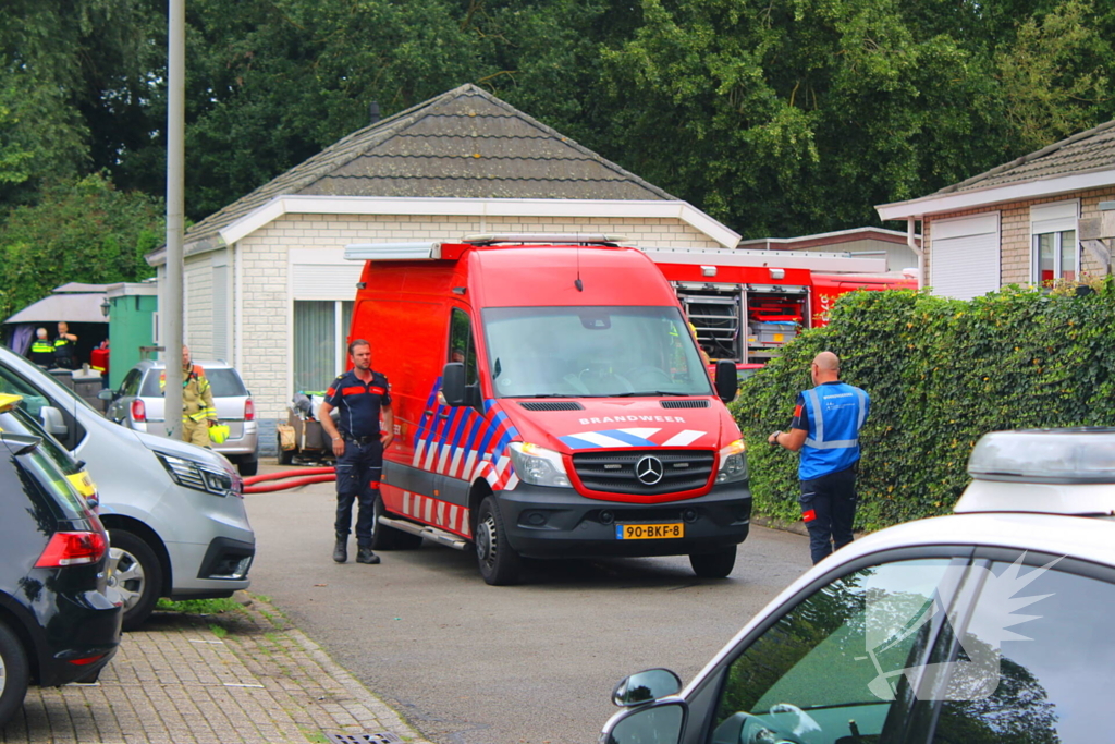 Veel rookontwikkeling bij uitslaande brand