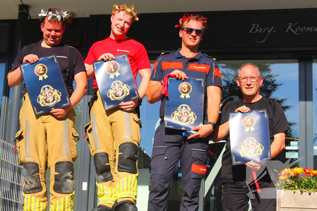 Veel belangstelling bij brandweer wedstrijden