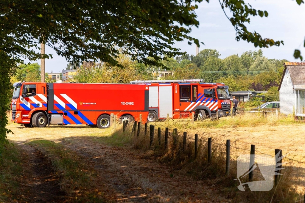 Boer handelt snel en voorkomt dat tractor uitbrand