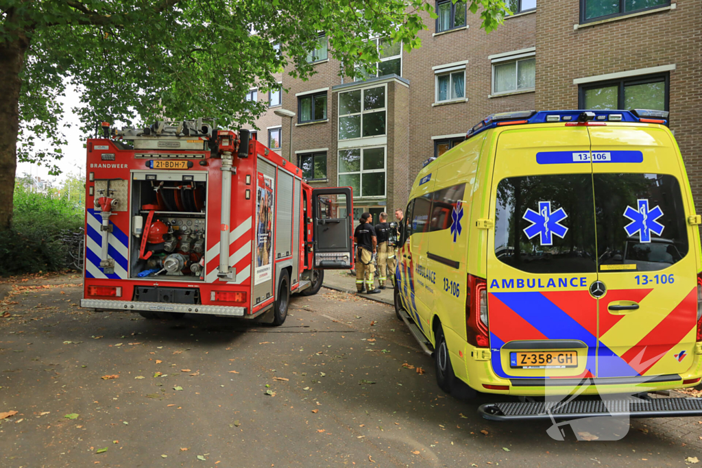 Brand in gebouw voor begleidwonen