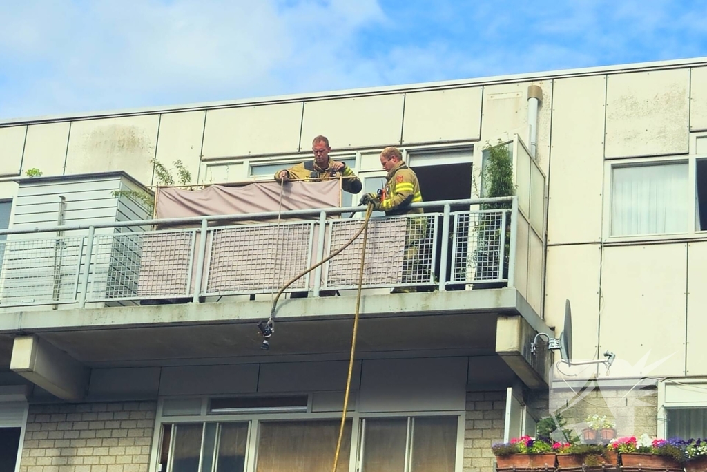 Gewonde na brand in slaapkamer bij appartementencomplex