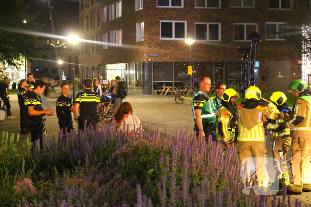 Brandweer haalt bewoners uit appartementen wegens brand