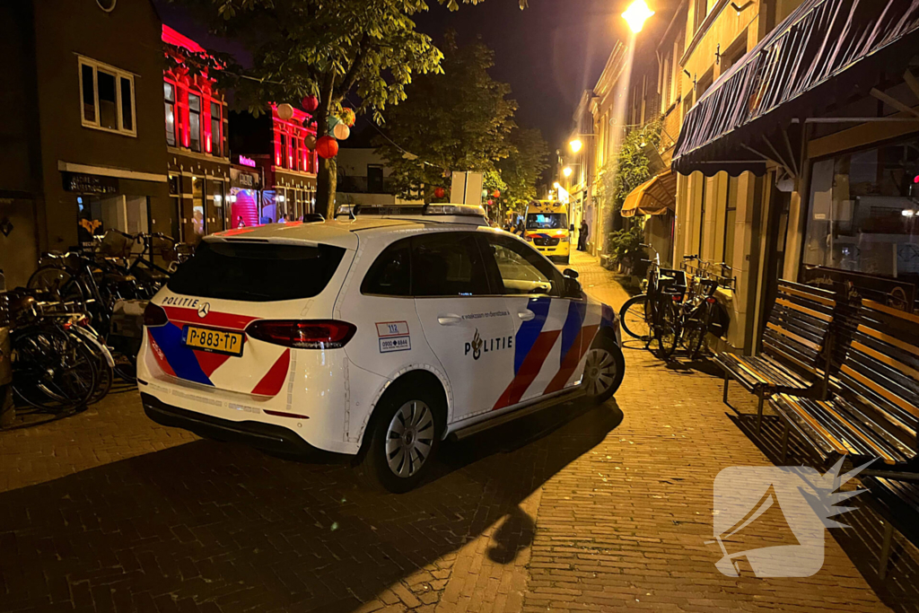 Veel politie aanwezig bij mogelijke steekincident