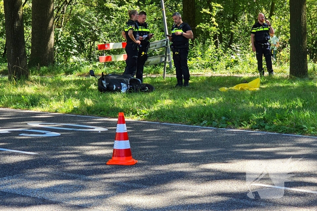 Scooterrijder raakt zwaargewond na val