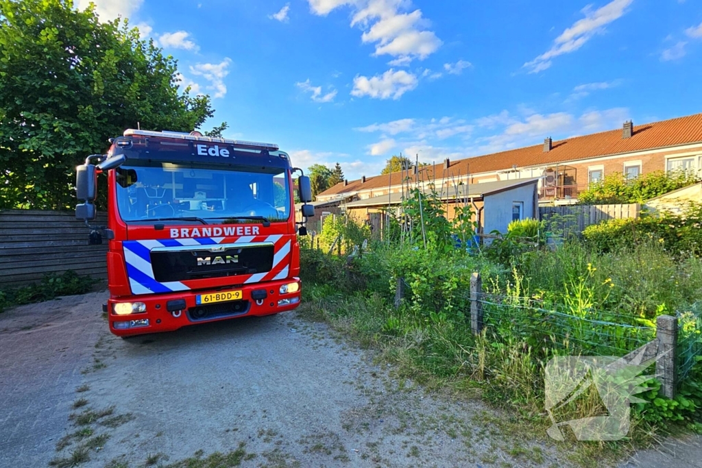 Buitenbrand snel onder controle