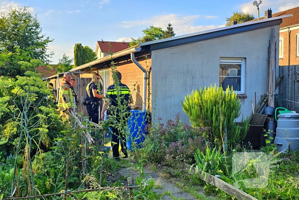 Buitenbrand snel onder controle