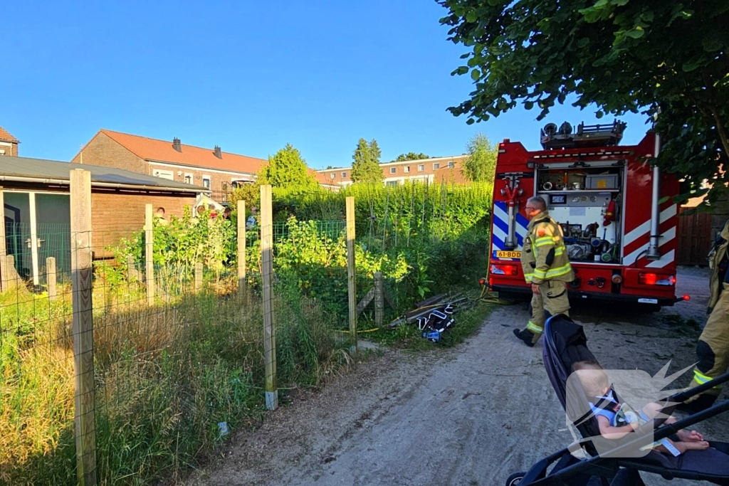 Buitenbrand snel onder controle