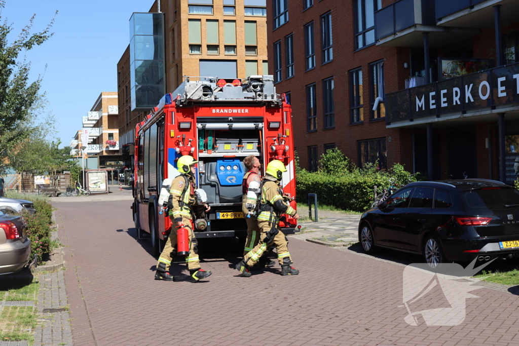 Brandweer ingezet voor brand op balkon