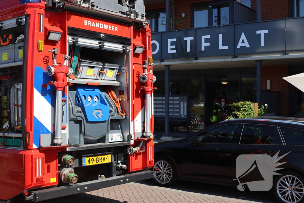 Brandweer ingezet voor brand op balkon