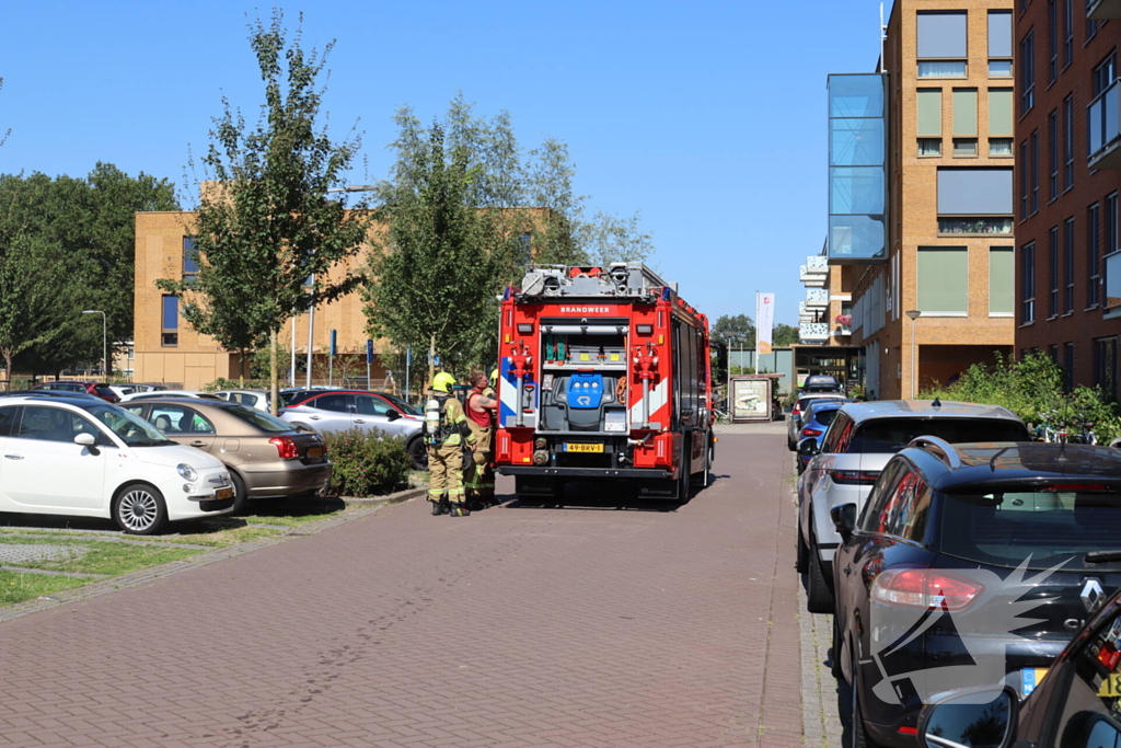 Brandweer ingezet voor brand op balkon