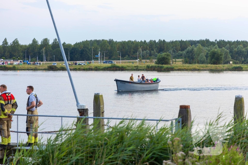 Pleziervaartuig gezonken na aanvaring, opvarenden gered