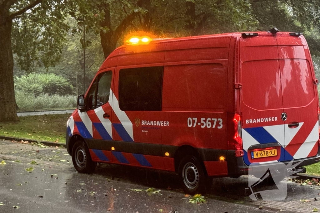 Brandweer druk met stormschade