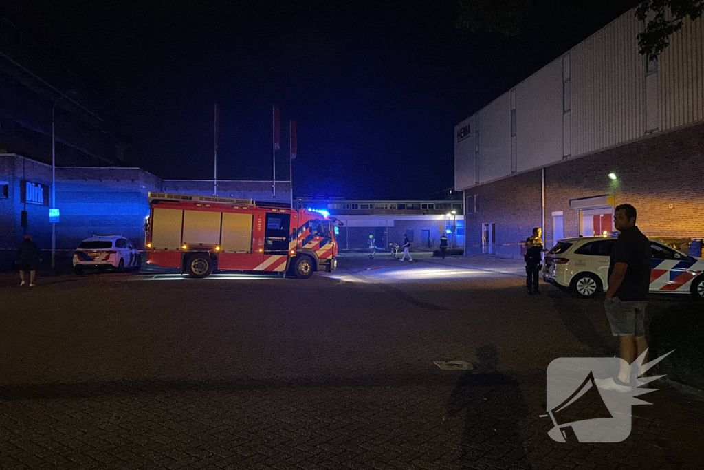 Grote brand in winkel