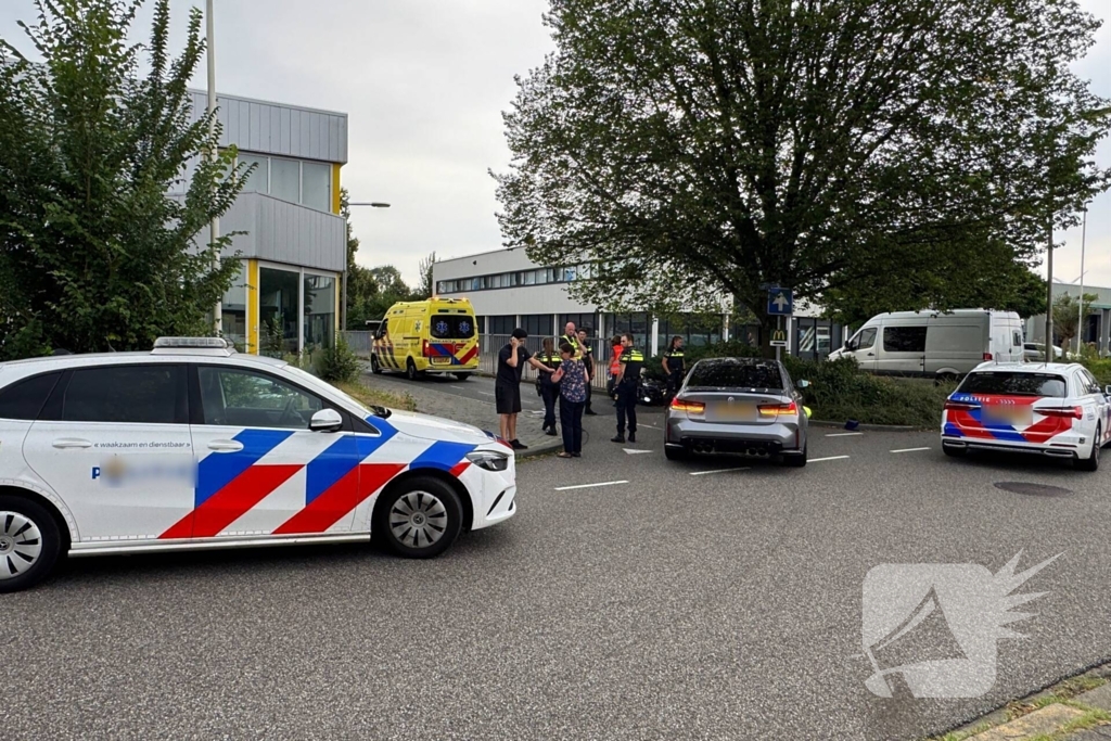 Motorrijder gewond na ongeval met personenauto