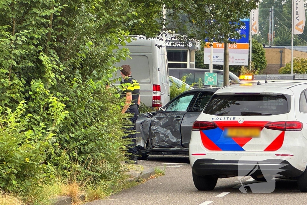 Motorrijder gewond na ongeval met personenauto