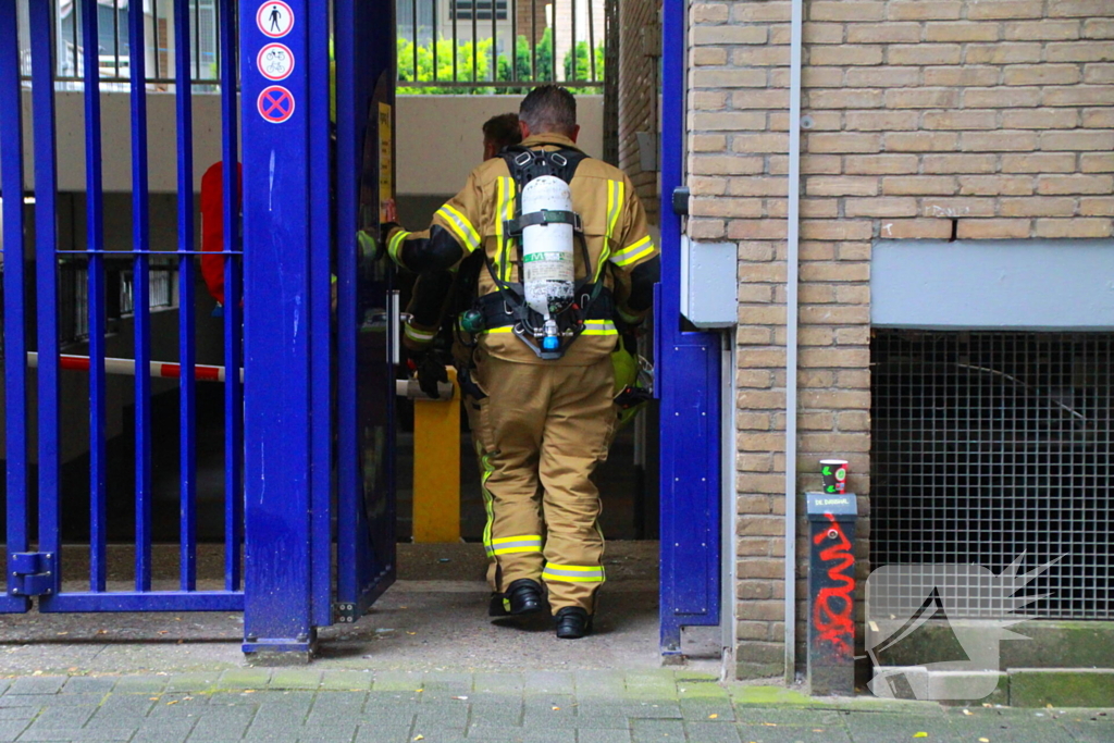 Gaslekkage in parkeergarage