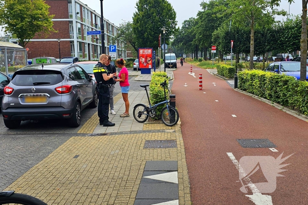 Fietser geschept op oversteekplaats