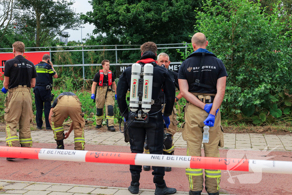 Brandweerduikers ingezet voor aangetroffen overleden persoon