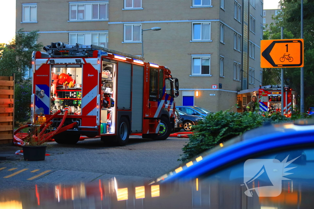 Grote schade na uitslaande brand in flatwoning