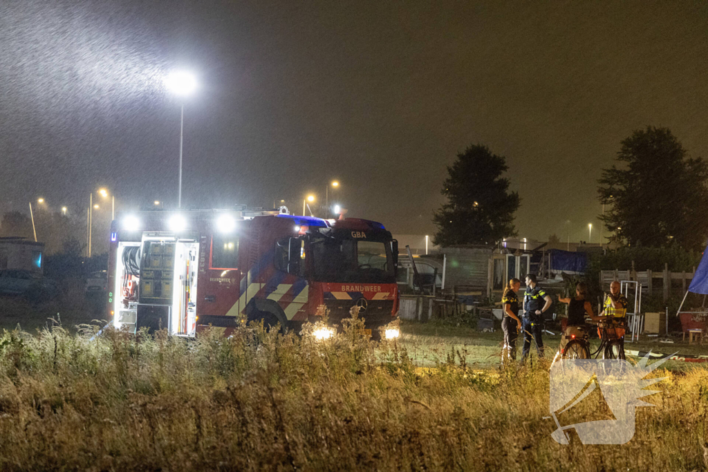 Veel rookontwikkeling bij brand op industriegebied