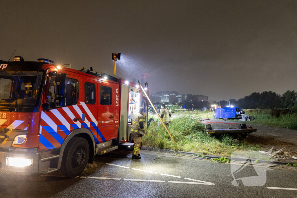 Veel rookontwikkeling bij brand op industriegebied