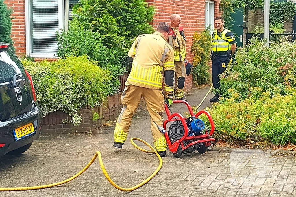 Brandweer heeft brand in woning snel onder controle