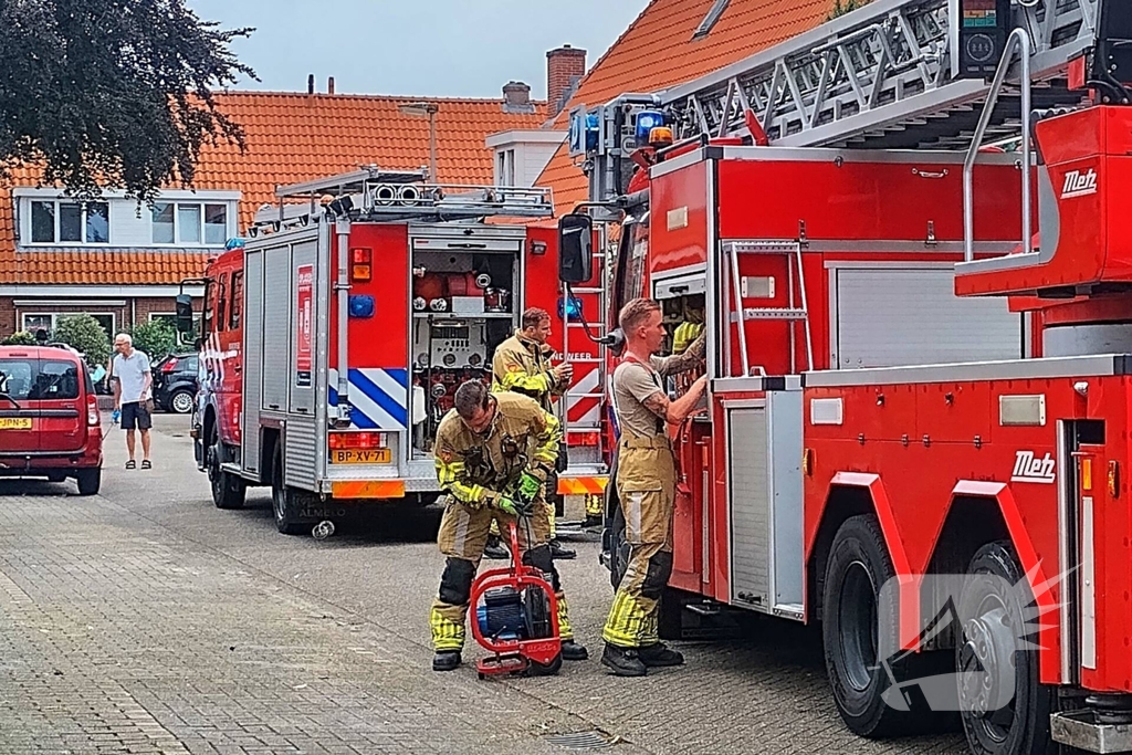 Brandweer heeft brand in woning snel onder controle