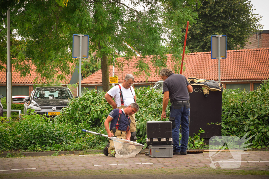 Brandweer helpt politie in zoektocht naar telefoon in riool na inval wietkwekerij