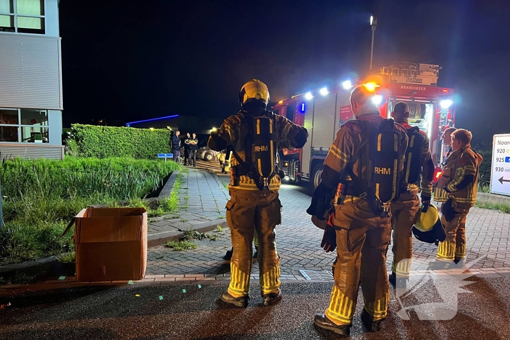 Mistgenerator na inbraak zorgt voor brandweer inzet