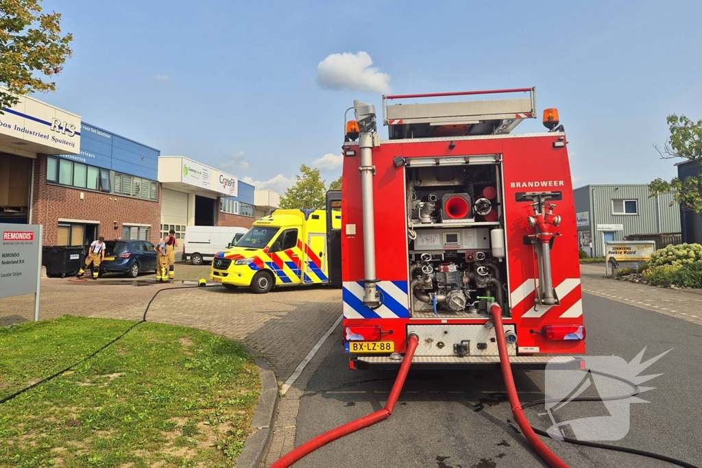 Persoon gewond bij ongeval in bedrijfspand