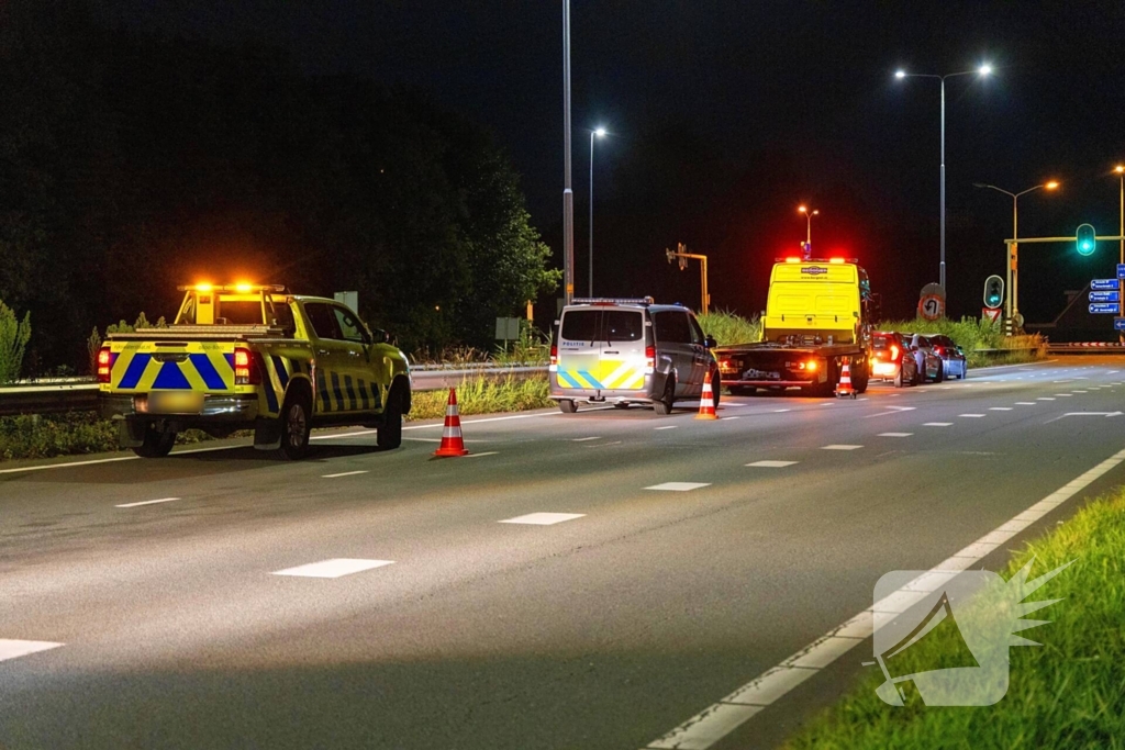 Festivalgangers belanden in kop-staartbotsing