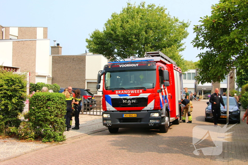 Brand in woning snel onder controle