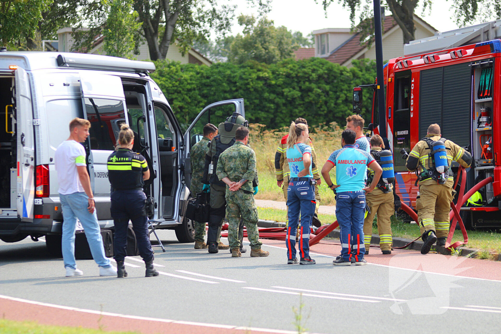 Hulpdiensten ingezet vanwege verdacht pakketje op bedrijventerrein