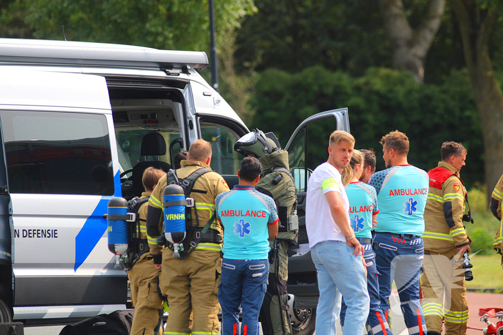 Hulpdiensten ingezet vanwege verdacht pakketje op bedrijventerrein