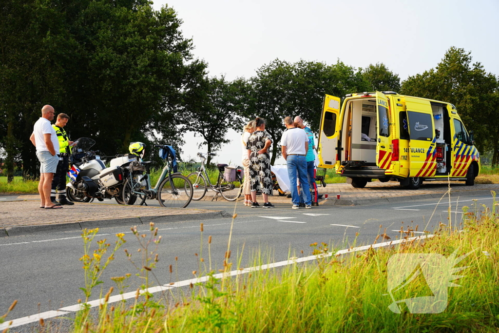 Fietser gewond bij ongeval