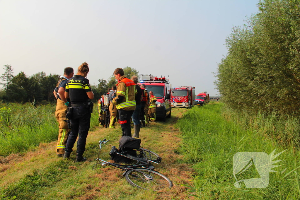 Achtergelaten fiets zorgt voor grote inzet hulpdiensten