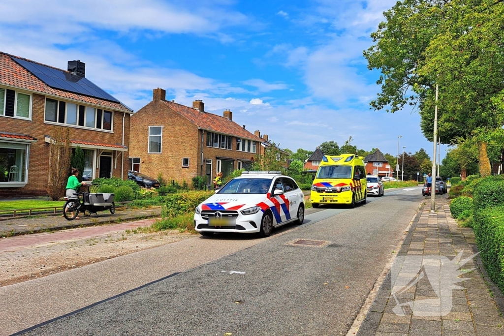 Fietser raakt gewond na ongeval op fietspad