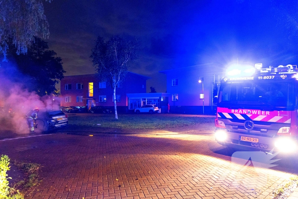 Politie onderzoekt mogelijke brandstichting bij auto