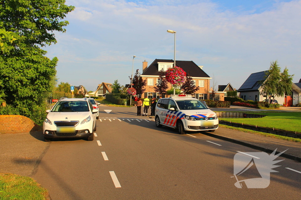 Fietser gewond bij aanrijding met auto