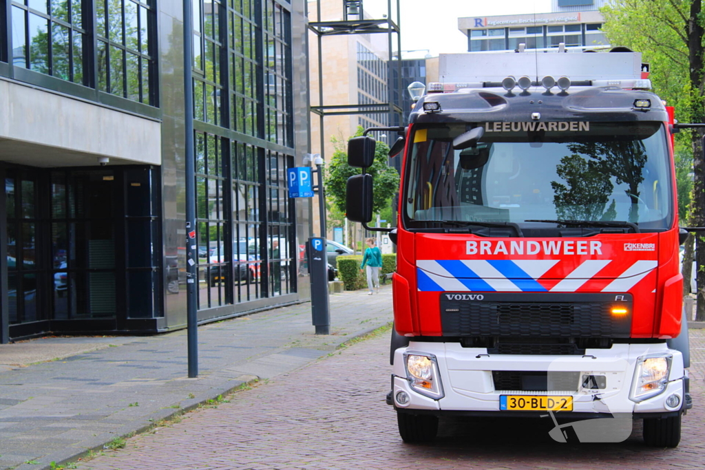 Kantoorpand ontruimd vanwege mogelijke brand