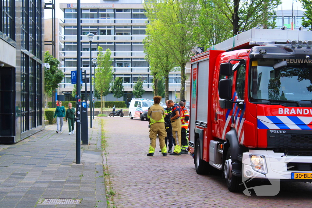 Kantoorpand ontruimd vanwege mogelijke brand