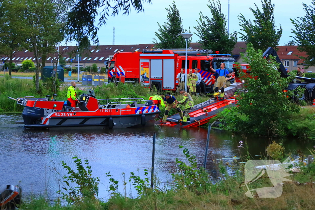 Brandweer zoekt naar mogelijke persoon te water